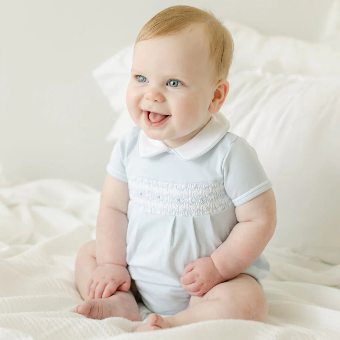 MAGNOLIA BABY - So Berry Cute Embroidered Collared Set - Red main image 1