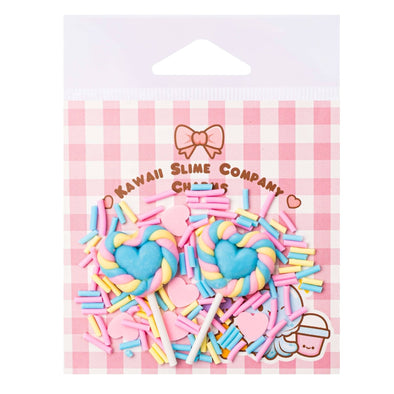 Kawaii Slime Company - Cotton Candy Lollipop Slime Toppings Charm Bag  | HONEYPIEKIDS 