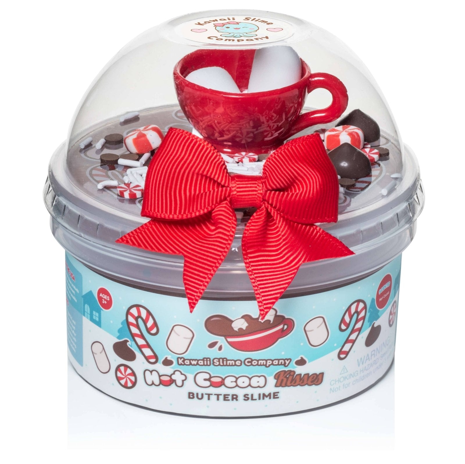 Kawaii Slime - Hot Cocoa Kisses Holiday Butter Slime | HONEYPIEKIDS