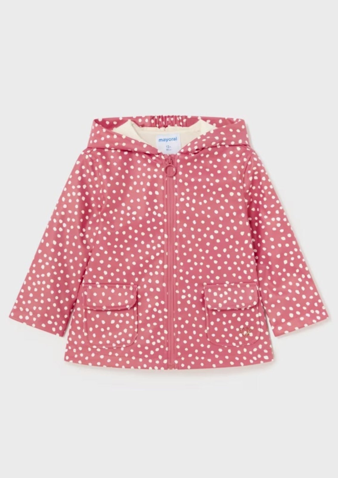 Mayoral Baby and Toddler Girls Polkadot Raincoat HONEYPIEKIDS