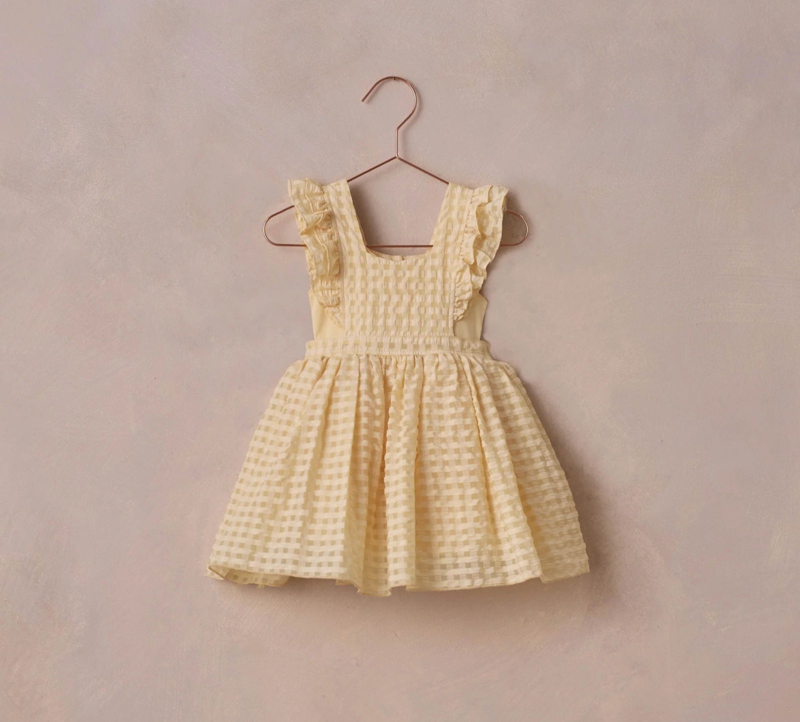 NoraLee Provence Dress In Lemon Check