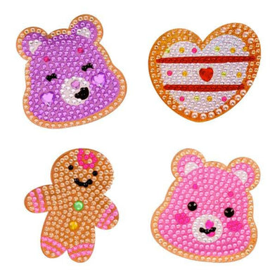 StickerBeans - Care Bears Cookie Collection Set of 4 | HONEYPIEKIDS | collectible stickers