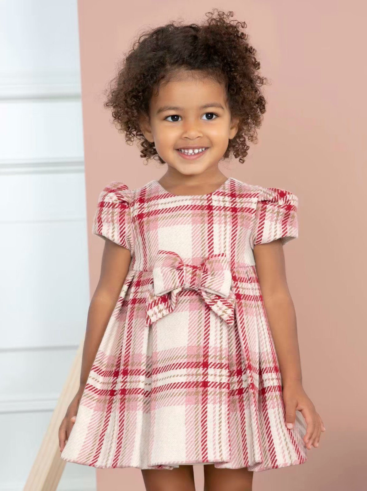 Abel and Lula Raspberry Plaid Baby Dress | HONEYPIEKIDS 36 M (3 years) Abel and Lula Raspberry Plaid Baby Dress | HONEYPIEKIDS 36 M (3 years)