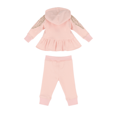 Angel's Face Baby Girls Zeta Tracksuit In Ballet Pink | HONEYPIEKIDS | Kids Boutique Clothing