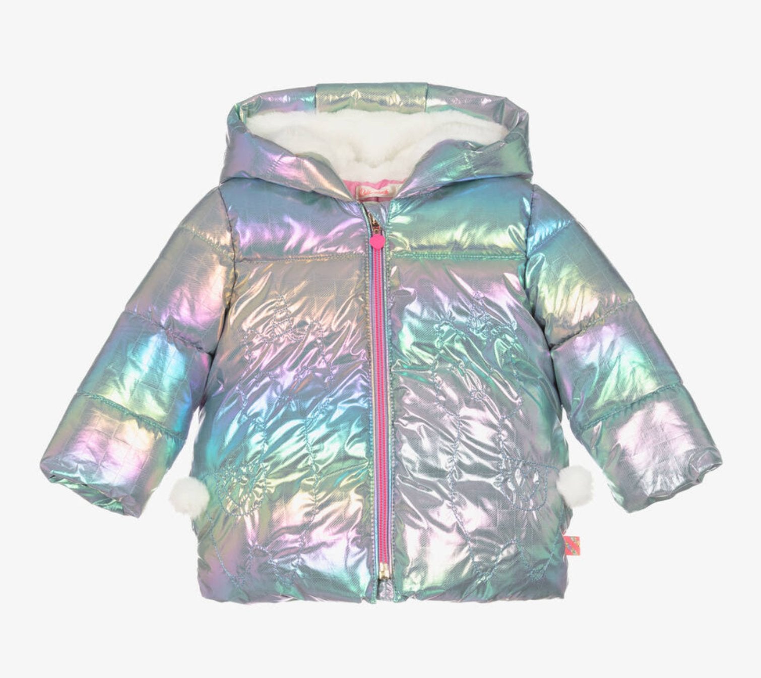 Billieblush Iridescent Puffer Coat HONEYPIEKIDS SALE