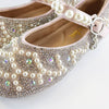 HONEYPIEKIDS | Doe a Dear PINK Pearl Strap Jewel Flat Shoes
