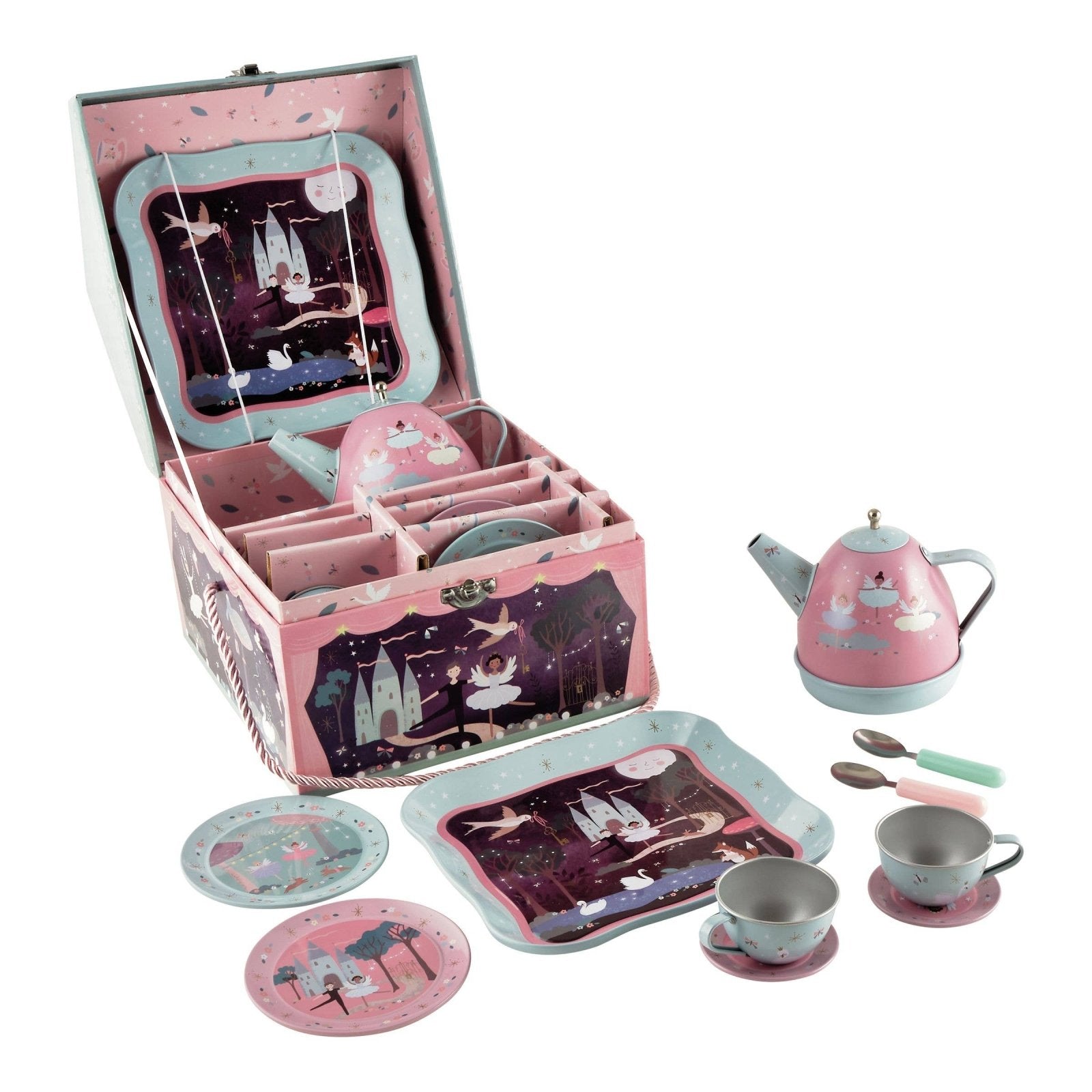 Enchantment Musical Little Girls Tea Set | HONEYPIEKIDS Enchantment Musical Little Girls Tea Set | HONEYPIEKIDS