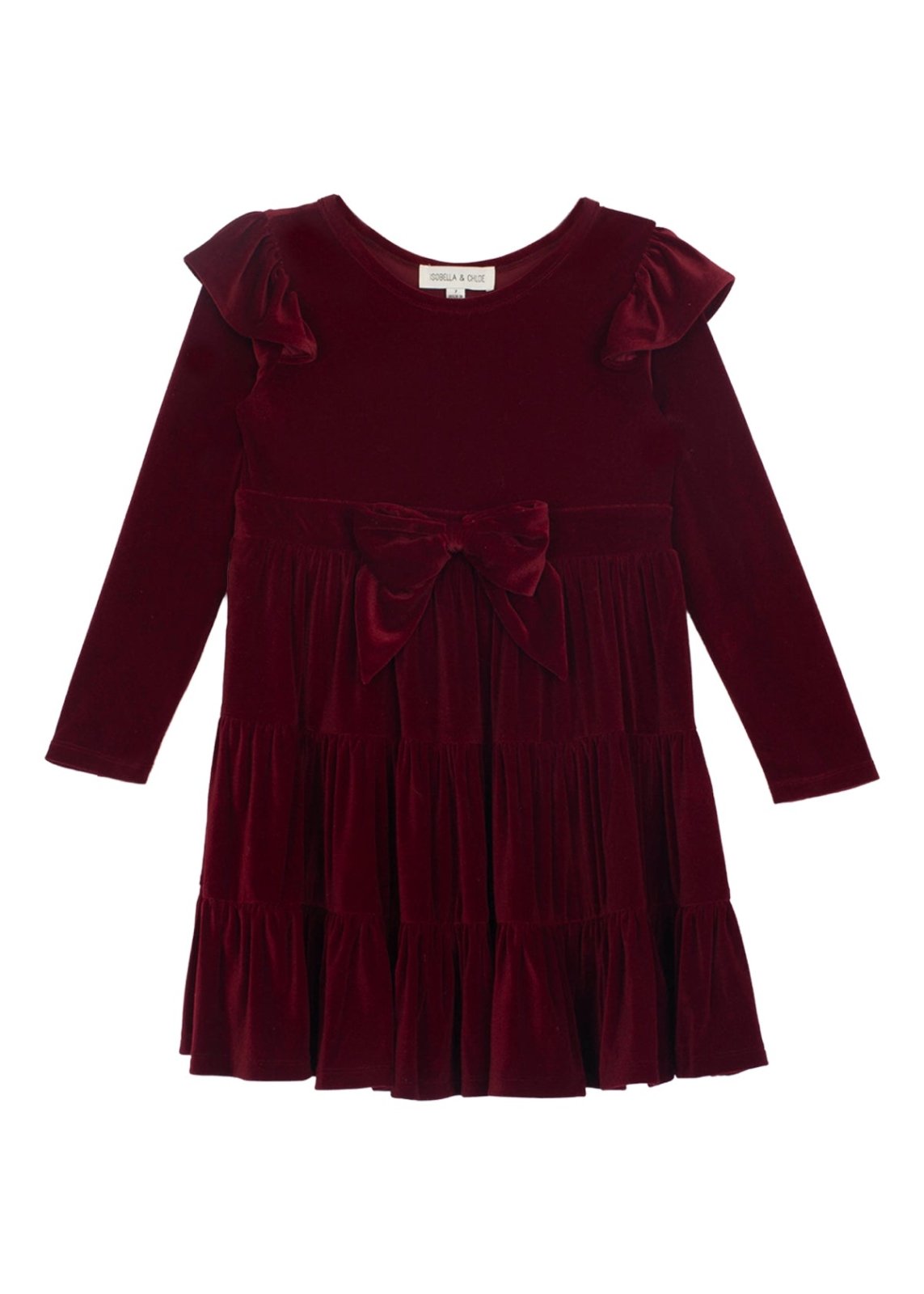 Isobella and Chloe Holly Jolly Velvet Dress Isobella and Chloe Holly Jolly Velvet Dress