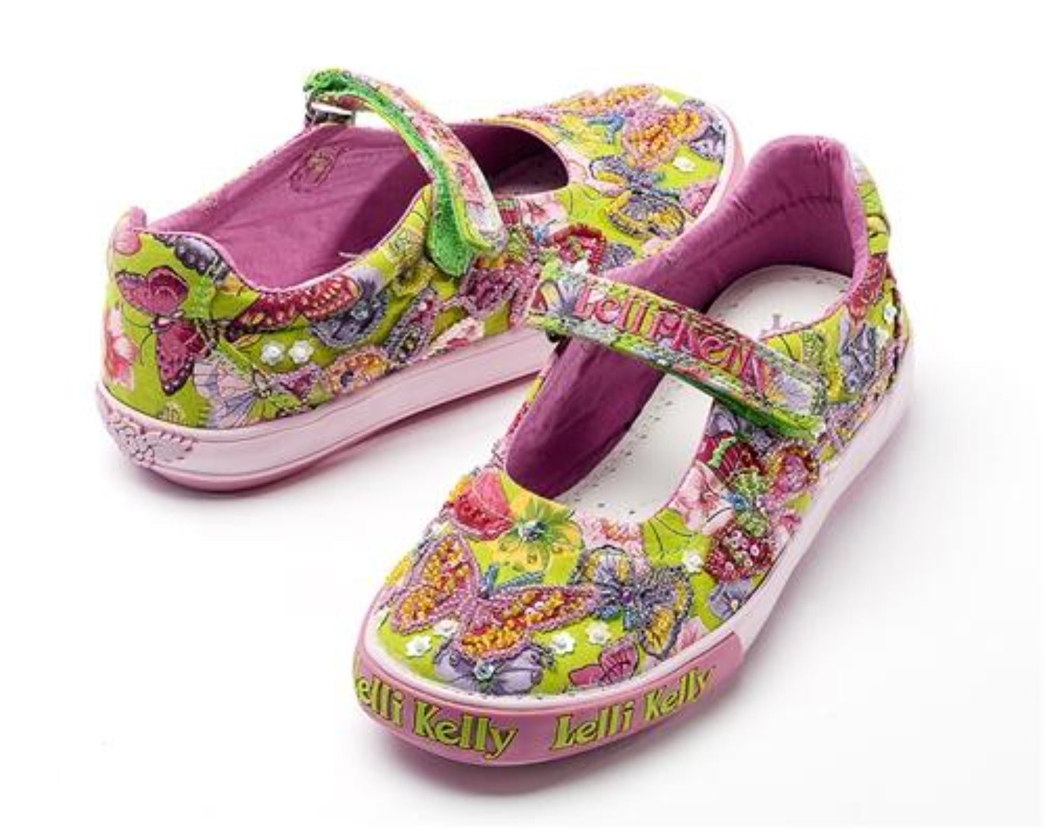 Lelli Kelly Girls Maisie Green Fantasy Shoes HONEYPIEKIDS