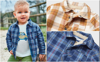 HONEYPIEKIDS | Mayoral Boys Baby & Toddler Plaid Sherpa Lined Button Up Shirt