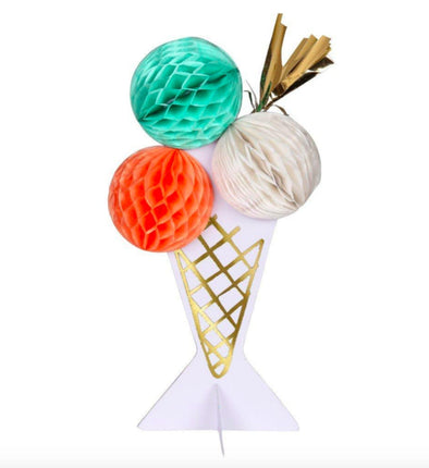 Meri Meri Ice Cream Honeycomb Birthday Card | HONEYPIEKIDS | Kids Boutique Clothing