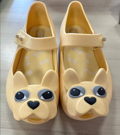 Mini Melissa Girls UltraGirl Yellow Dog Shoes | HONEYPIEKIDS | Kids Boutique Clothing