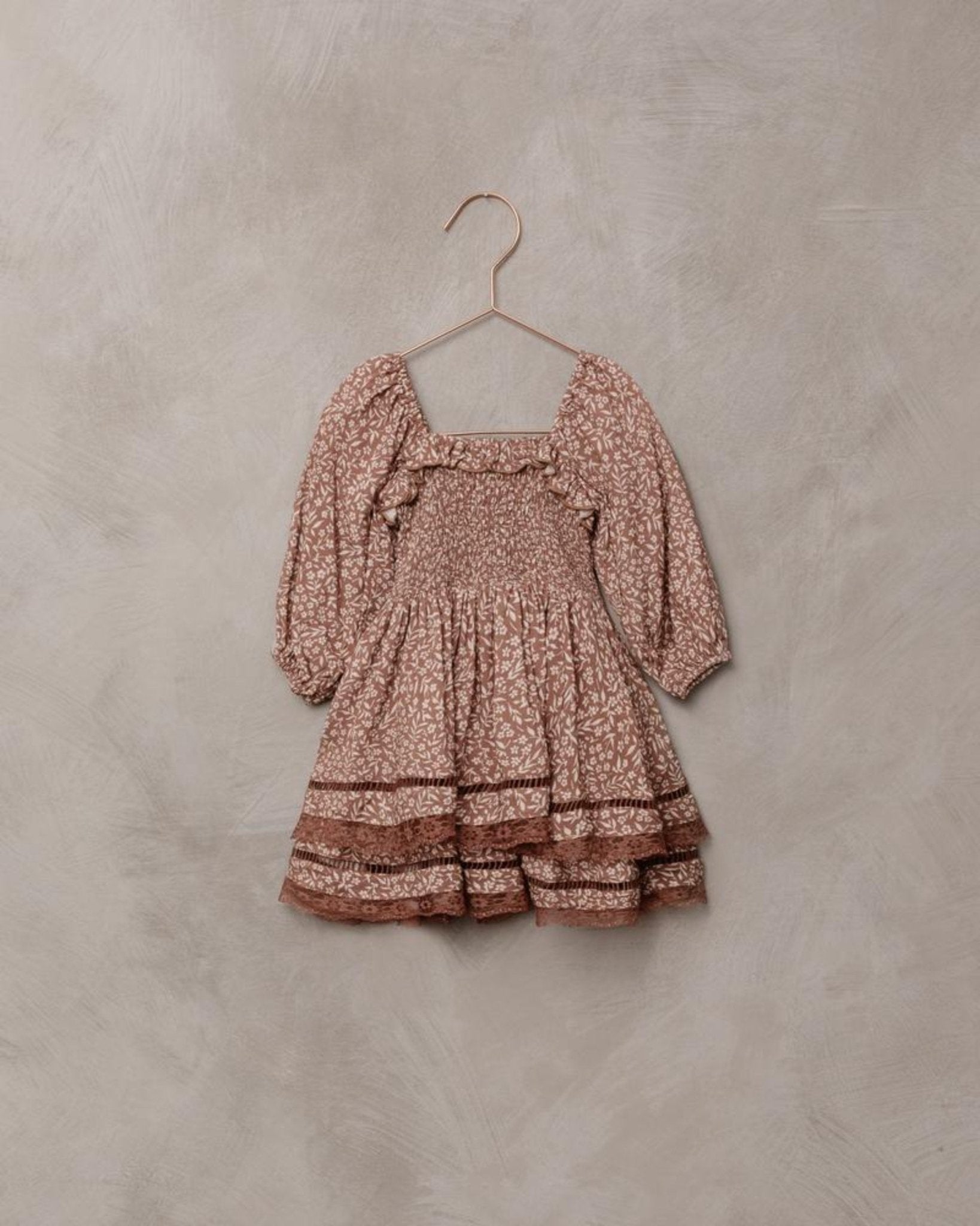 NoraLee Girls Elodie Dress in AMBER GARDEN | HONEYPIEKIDS