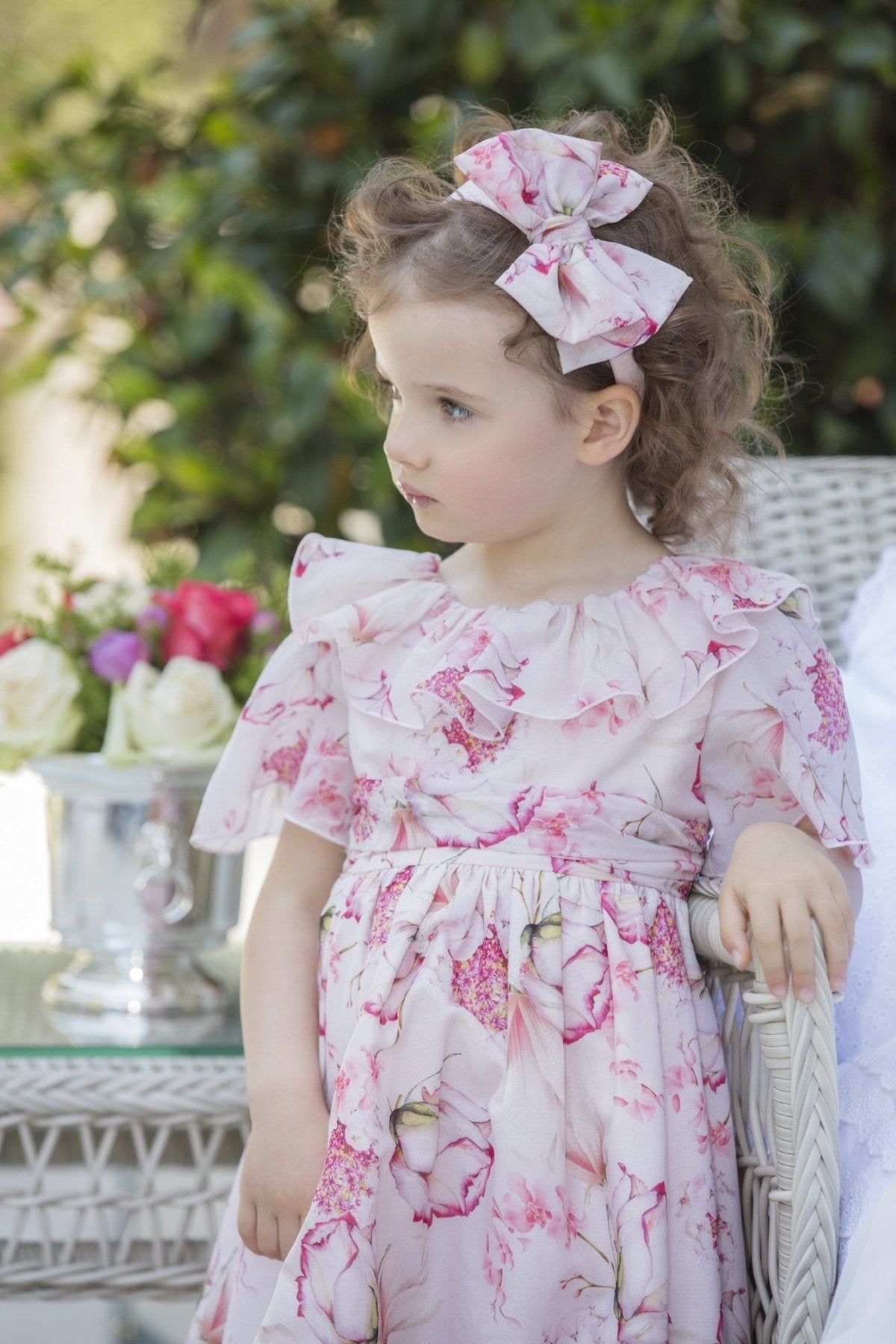 ladies pink floral dress Patachou Girls Pink Floral Printed Woven Dress