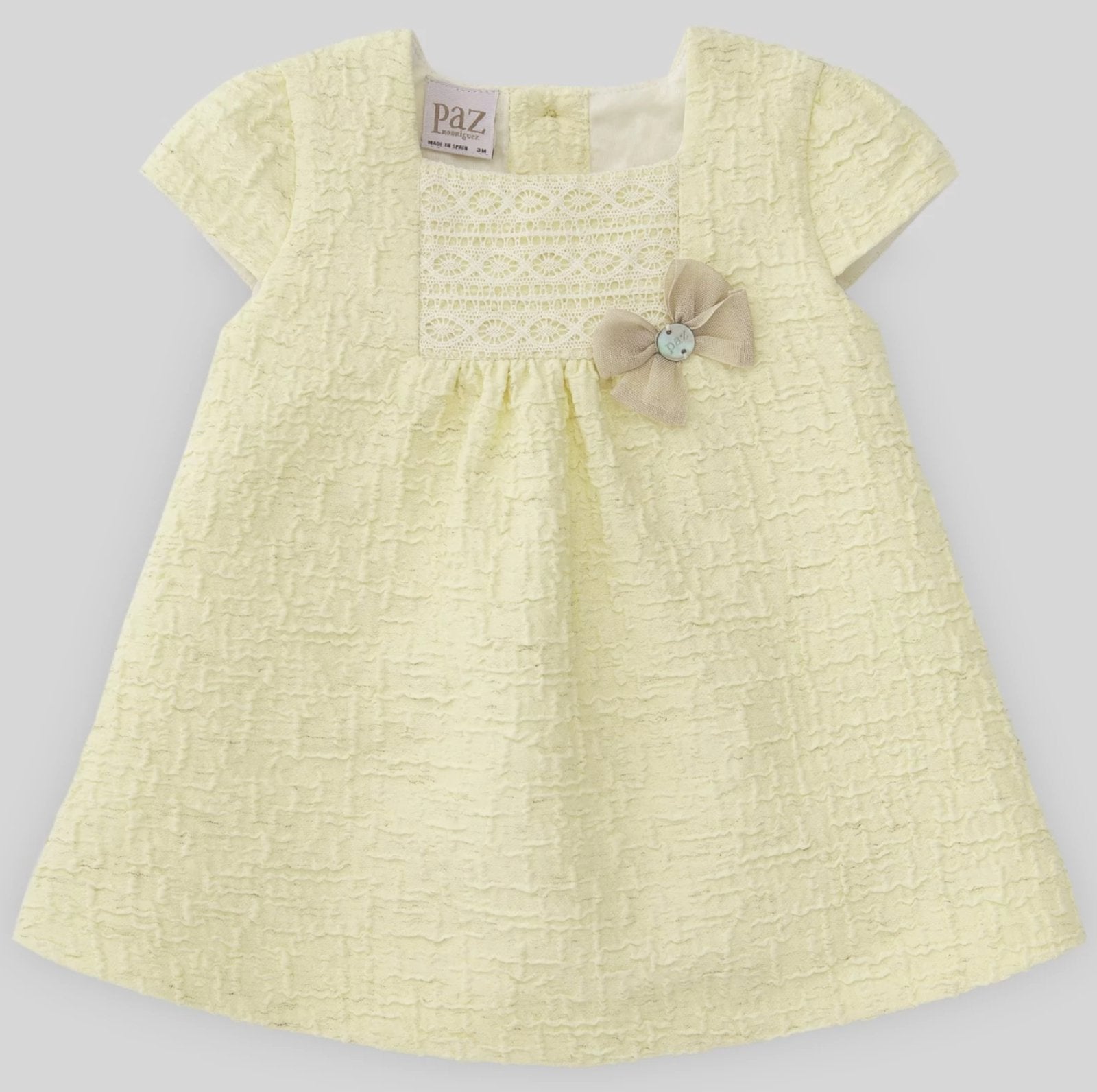 Paz Rodriguez Baby Girls Yellow ALALA Woven Dress | HONEYPIEKIDS 12M Paz Rodriguez Baby Girls Yellow ALALA Woven Dress | HONEYPIEKIDS 12M