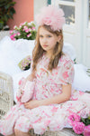 Patachou Girls Pink Floral Printed Woven Dress | HONEYPIEKIDS | Kids Boutique Clothing