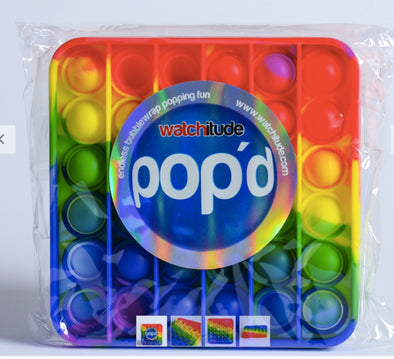 POP'd Rainbow Square Bubble Popping Toy | HONEYPIEKIDS | Kids Boutique Clothing