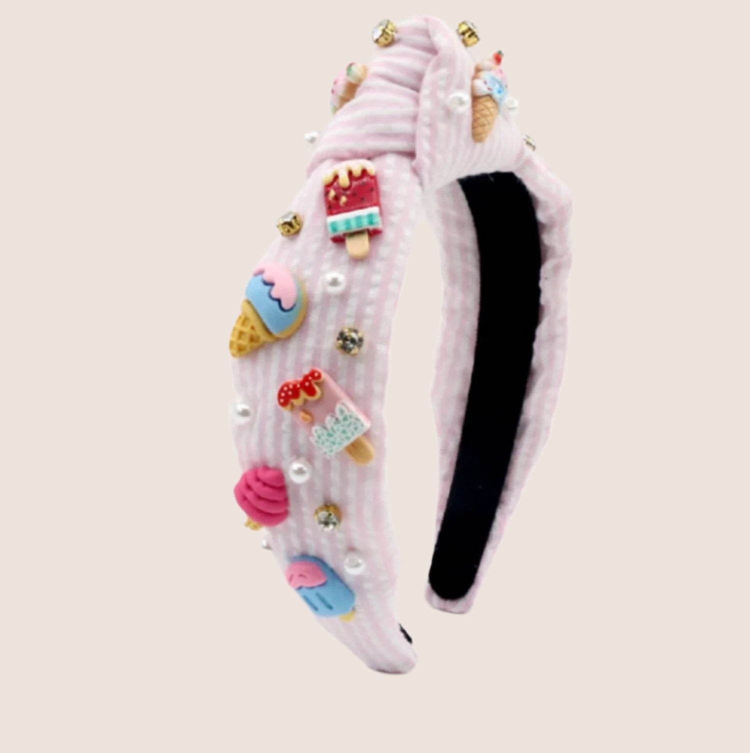 Poppyland Kids Headband | ICE CREAM SOCIAL | HONEYPIEKIDS
