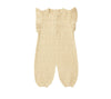 Quincy Mae Baby & Toddler Mira Heathered Yellow Knit Romper | HONEYPIEKIDS | Kids Boutique Clothing