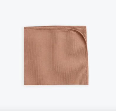 Quincy Mae Baby Unisex Terracotta Ribbed Organic Blanket | HONEYPIEKIDS | Kids Boutique Clothing