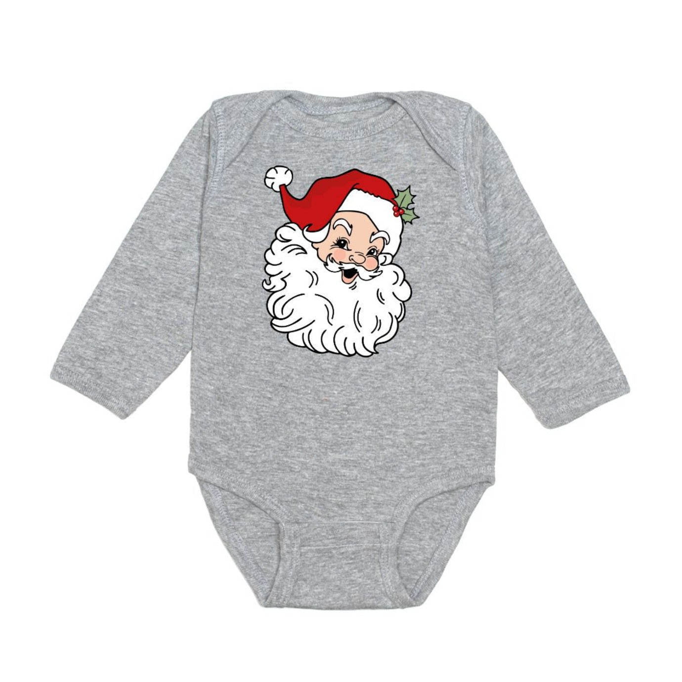 Sweet Wink Baby Boys RETRO SANTA L/S Onesie Bodysuit HONEYPIEKIDS