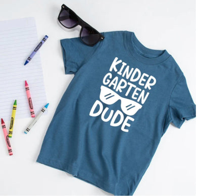 Sweet Wink Boys Blue KINDERGARTEN DUDE S/S Shirt | HONEYPIEKIDS | Kids Boutique Clothing