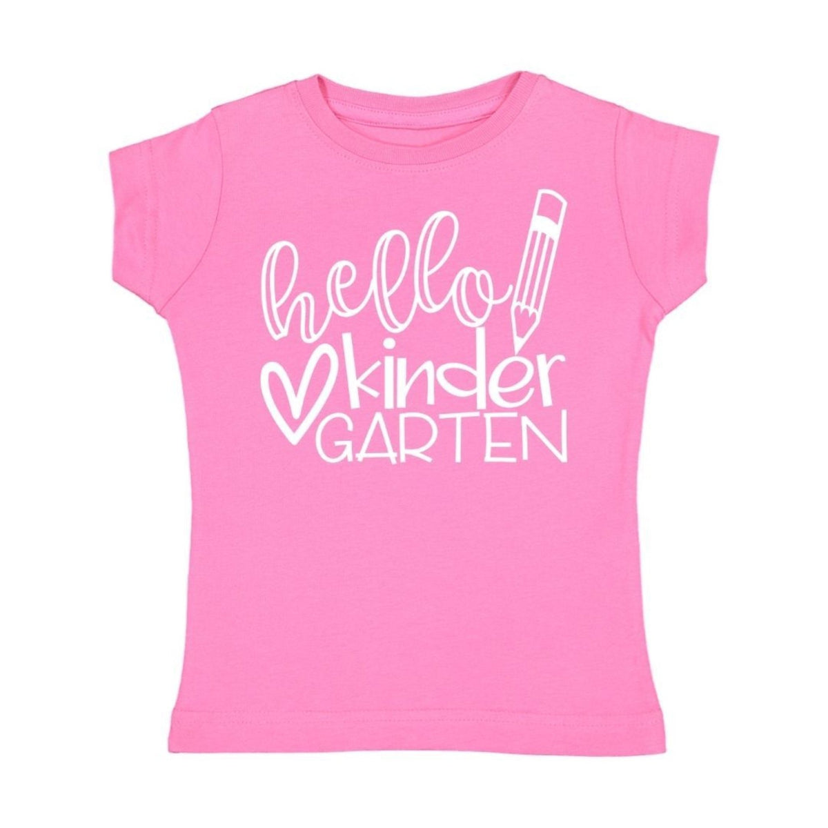 Shirt Wink HELLO Girls Sweet S/S HONEYPIEKIDS | Pink KINDERGARTEN