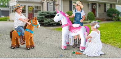 Ponycycle Model E Ages 4-8 Choose Pony or Unicorn | HONEYPIEKIDS