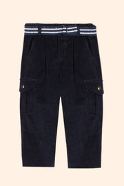 Patachou Boys Navy Blue Corduroy Pants | HONEYPIEKIDS
