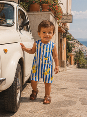 Baby Boys Bamboo Shortie Outfit - Lemon Classico | HONEYPIEKIDS