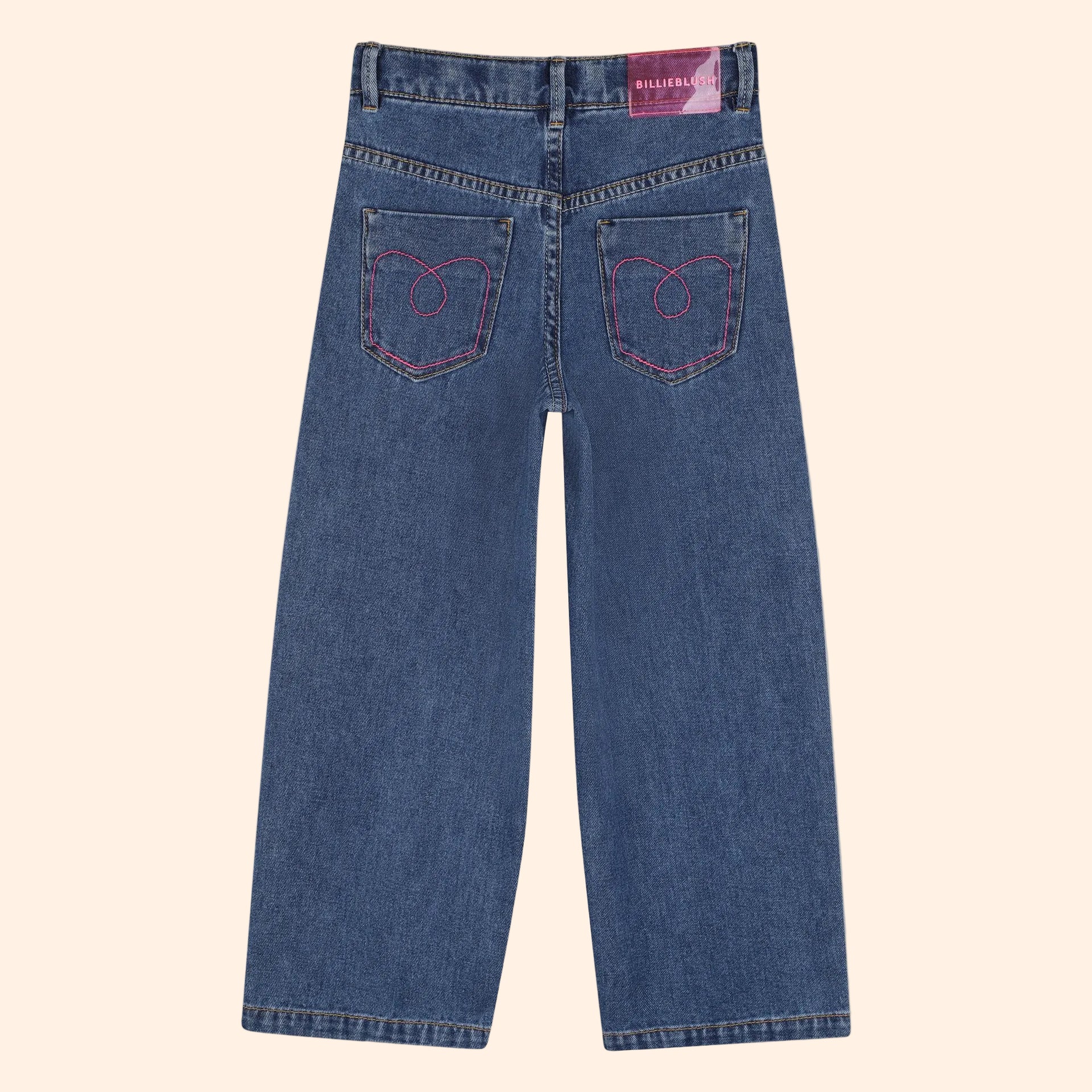 Billieblush Girls Baggy Jeans With Icons| HONEYPIEKIDS.COM