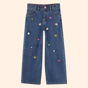 Billieblush Girls Baggy Jeans With Icons| HONEYPIEKIDS