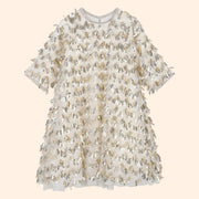 Billieblush Girls Ceremony Sequin Fringe S/S Dress | HONEYPIEKIDS