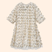 Billieblush Girls Ceremony Sequin Fringe S/S Dress | HONEYPIEKIDS