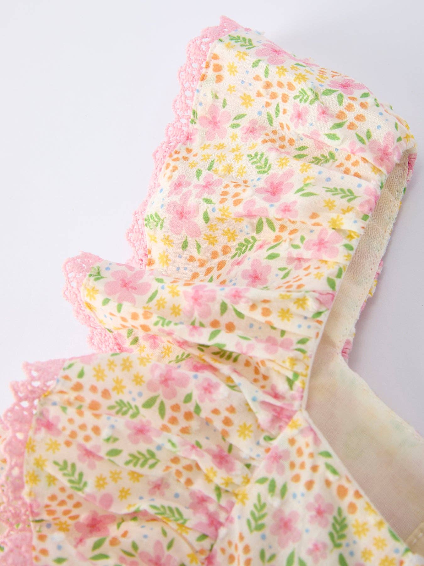 Garden Party Girls Spring Dress and Straw Hat | HONEYPIEKIDS