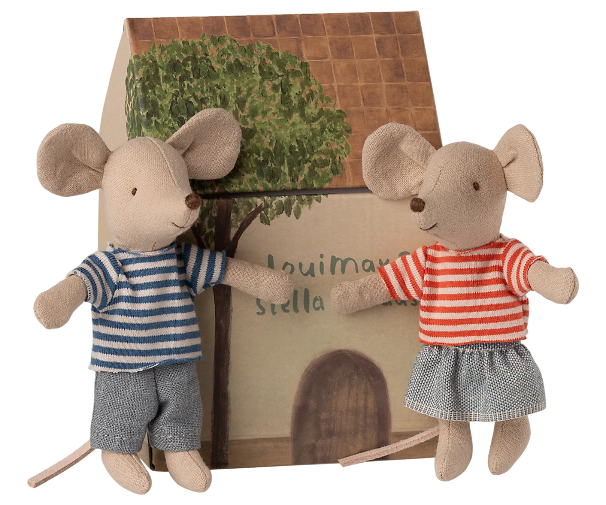 HONEYPIEKIDS | Maileg LouiMax and Stella Mice | Little Brother and Sister Mice 