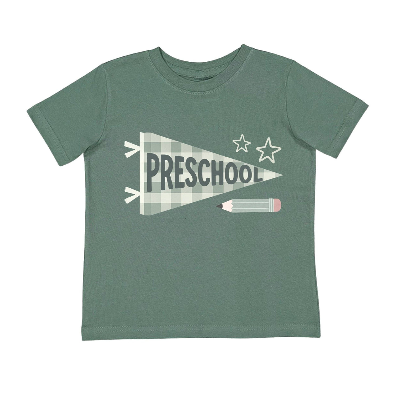 HONEYPIEKIDS | Boys Preschool Pennant First Day of School Shirt