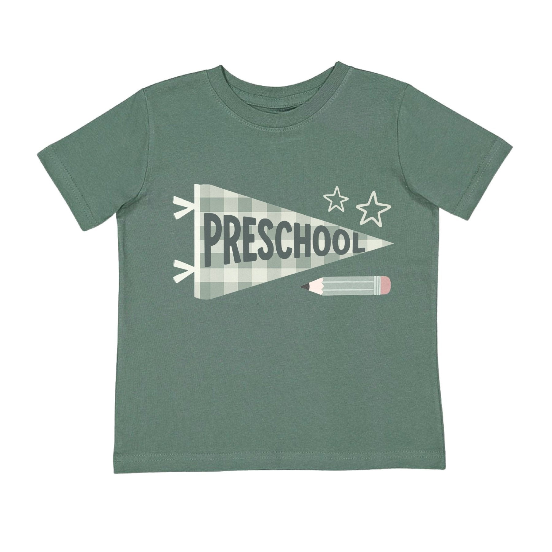 HONEYPIEKIDS | Boys Preschool Pennant First Day of School Shirt