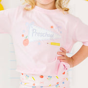 HONEYPIEKIDS | Girls First Day of School Shirt - PRESCHOOL PENNANT
