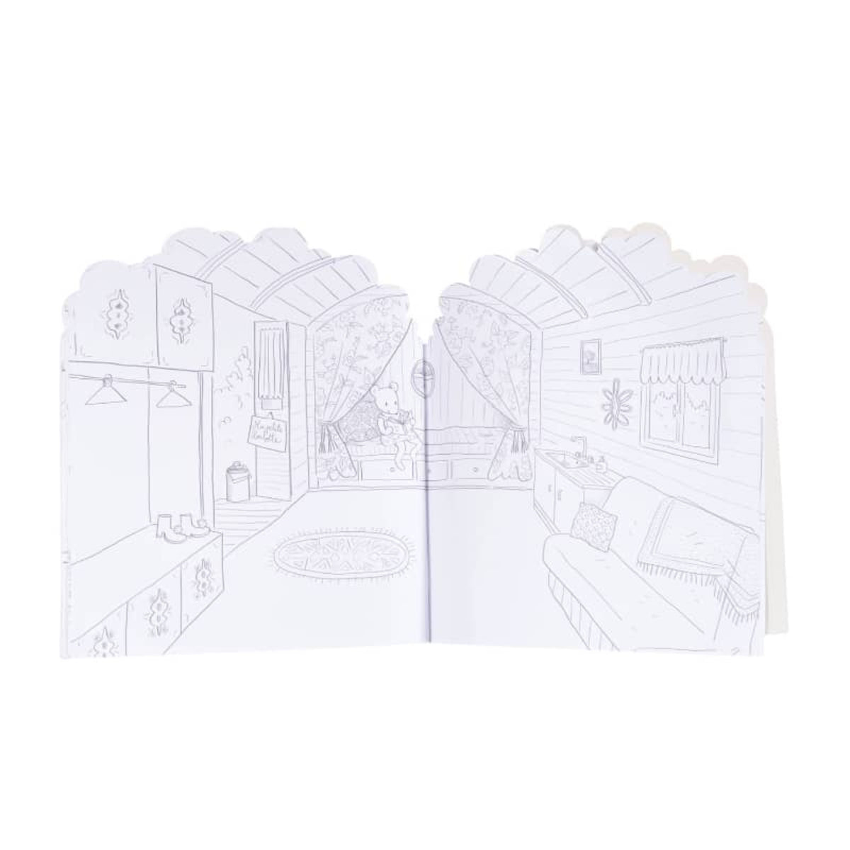 HONEYPIEKIDS | Moulin Roty The Big Family Coloring and Sticker Book