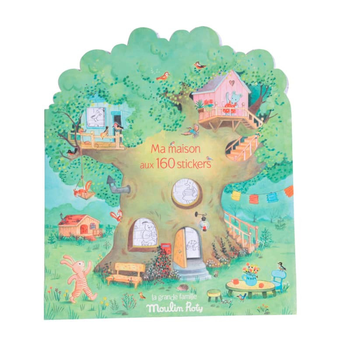 HONEYPIEKIDS | Moulin Roty The Big Family Coloring and Sticker Book