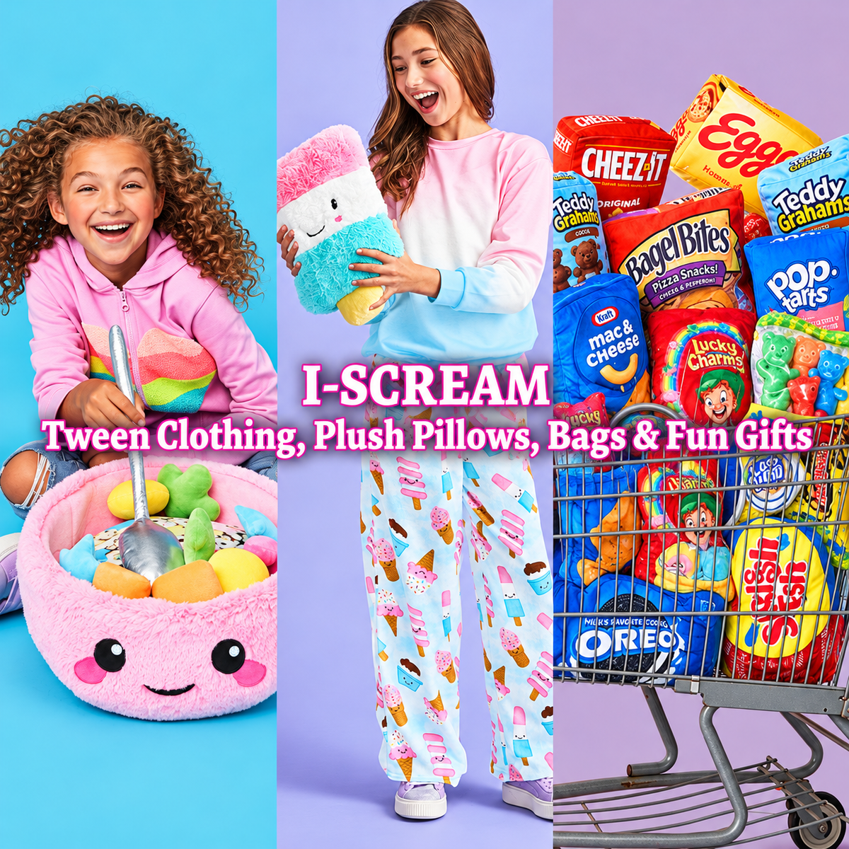 ISCREAM Kids Gifts, Plush Animals and Kids Bedroom Decor | HONEYPIEKIDS