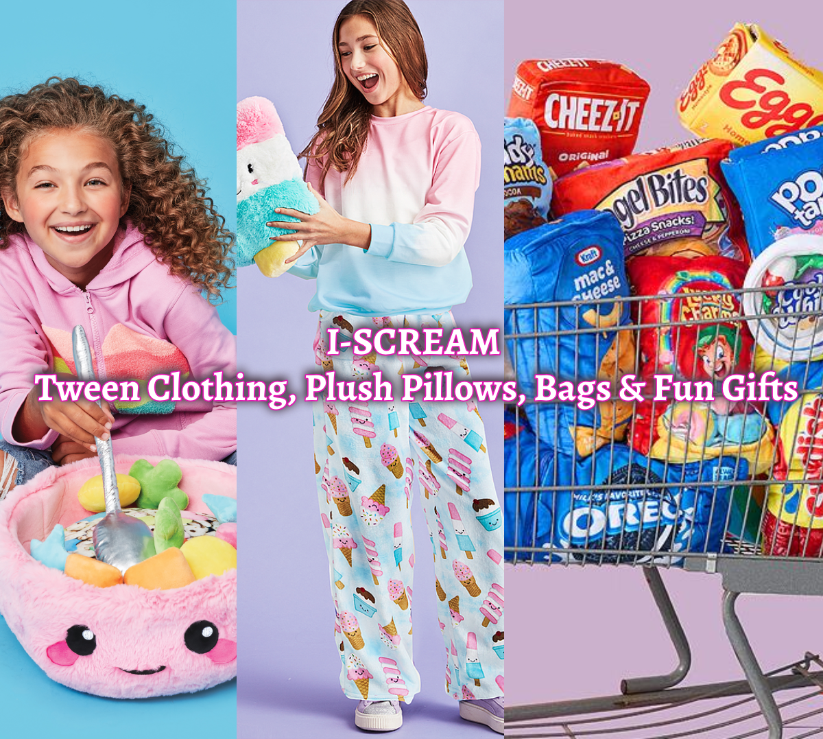 ISCREAM Tween Gifts, Plush Animals and Decor | HONEYPIEKIDS