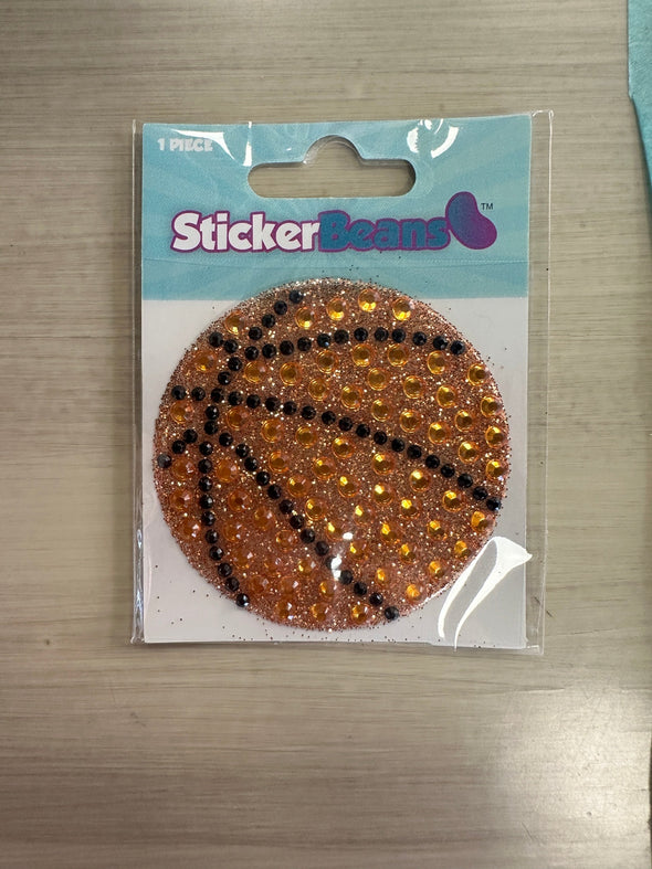 basketball stickerbean sticker | HONEYPIEKIDS