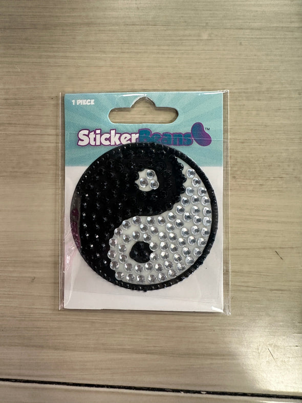 yin and yang sticekrbean sticker | HONEYPIEKIDS