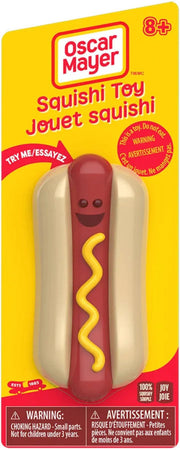 Incredible Licensed Oscar Mayor Hot Dog Squishy Toy | HONEYPIEKIDS