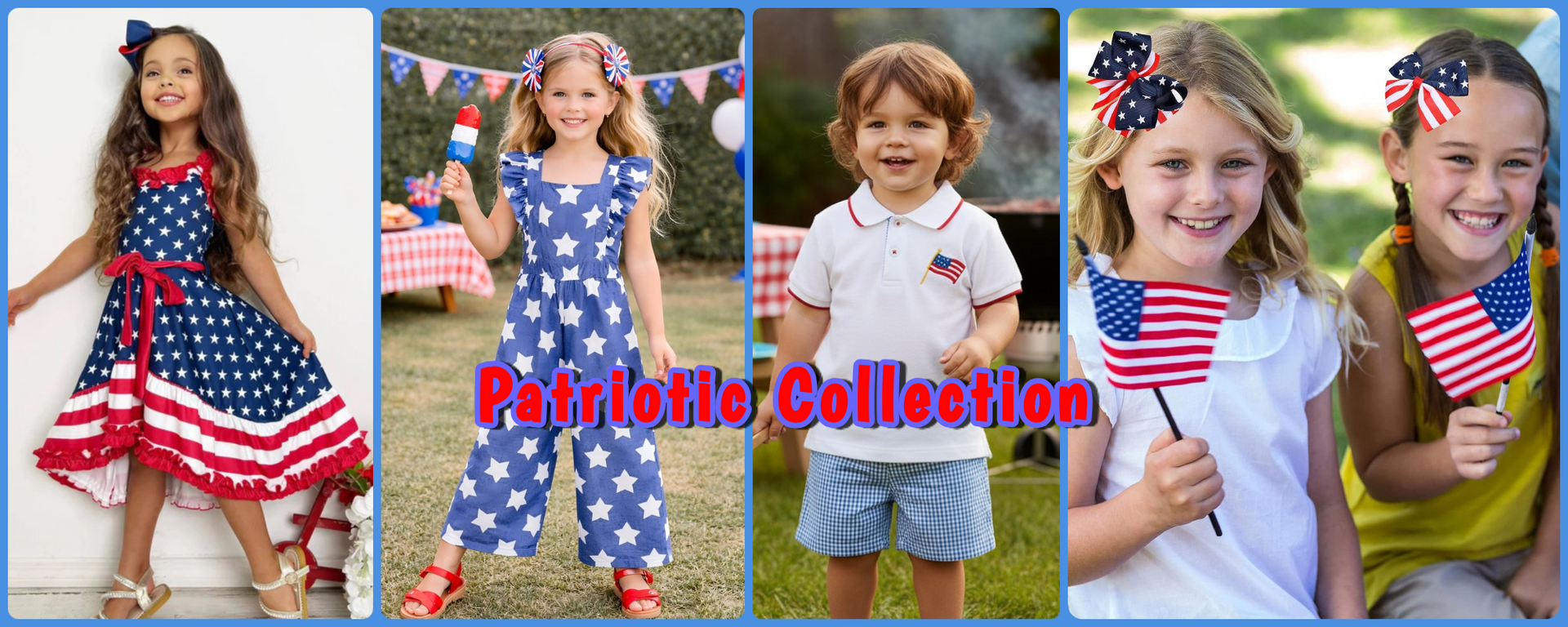 Kids Patriotic Clothing Collection | HONEYPIEKIDS