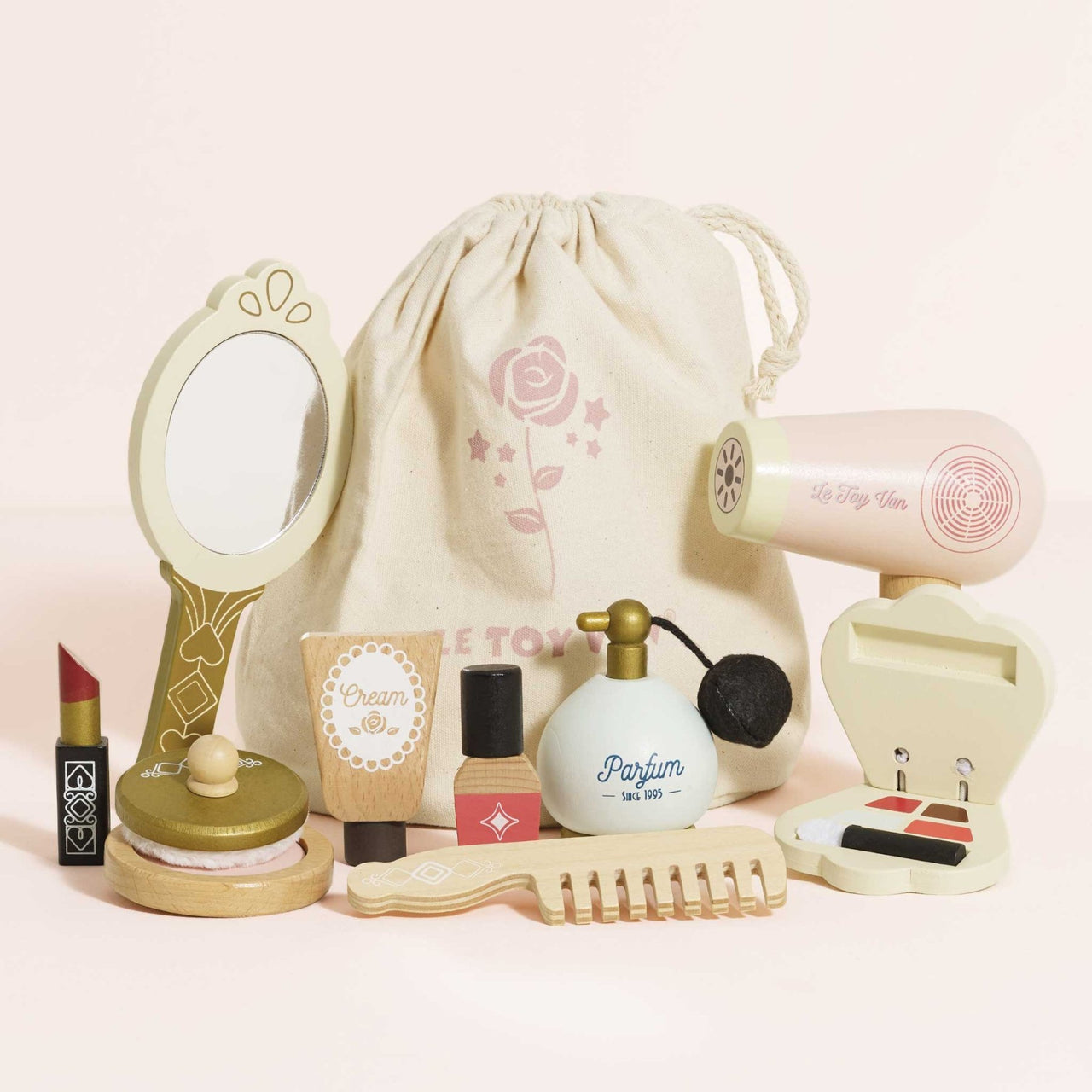 Le Toy Van Wood Pretend Toy Vanity Beauty Set | HONEYPIEKIDS