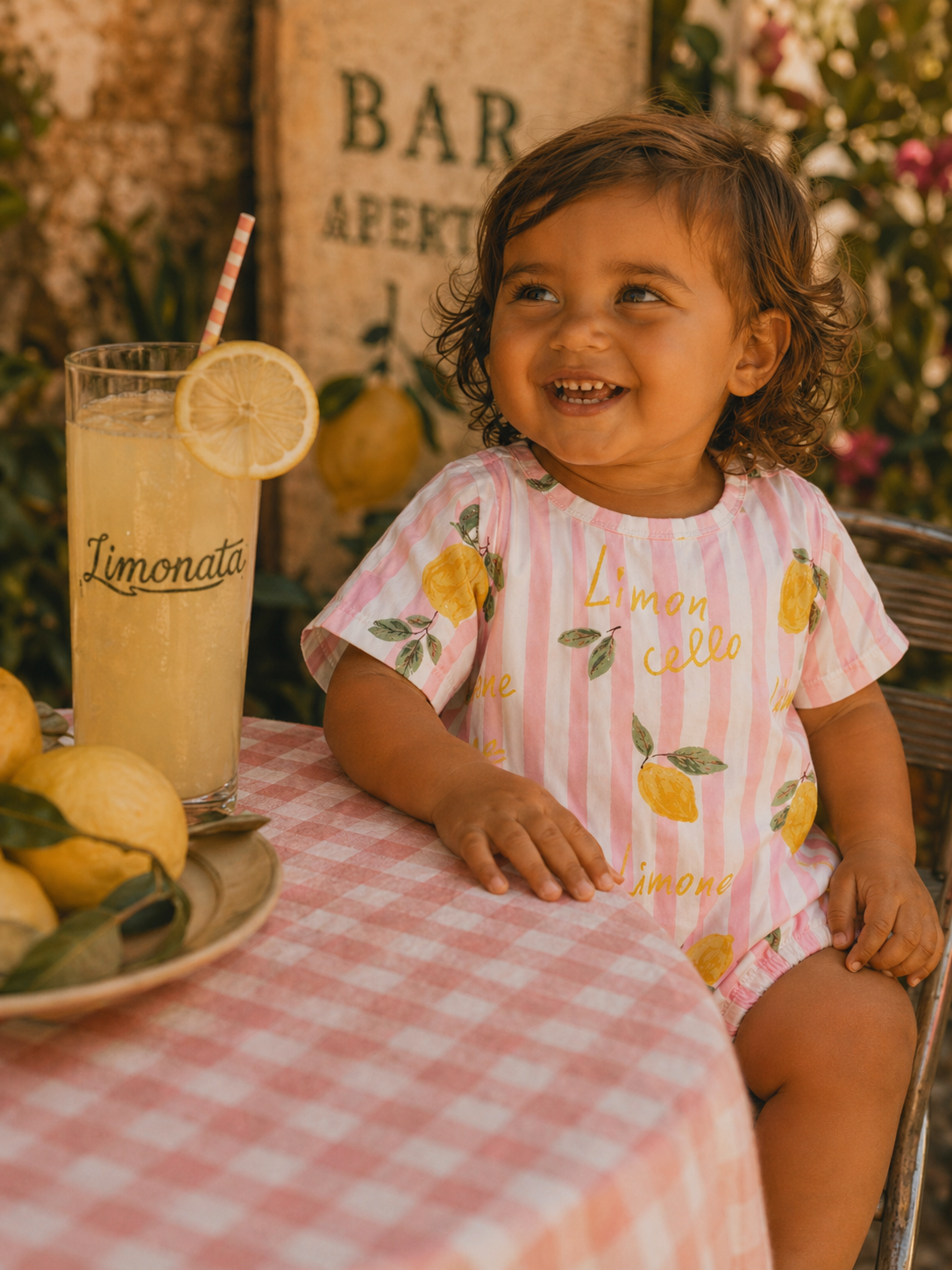 Lemon Amore Baby Girls T-Shirt Bubble Romper | HONEYPIEKIDS