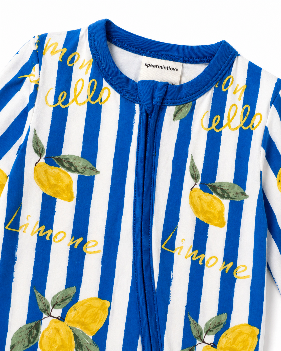 Lemon Classico Baby Boys 2-Way Zip Romper | HONEYPIEKIDS